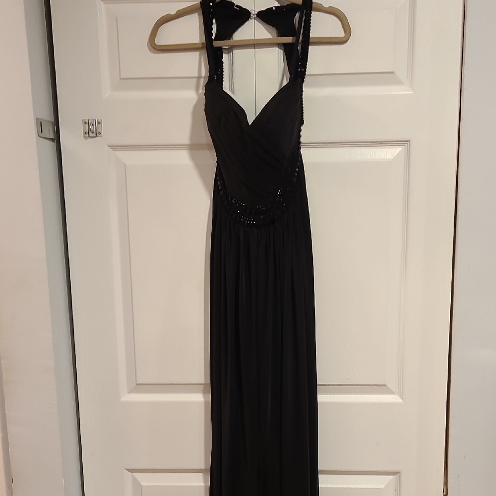 Elegant Black Evening Gown